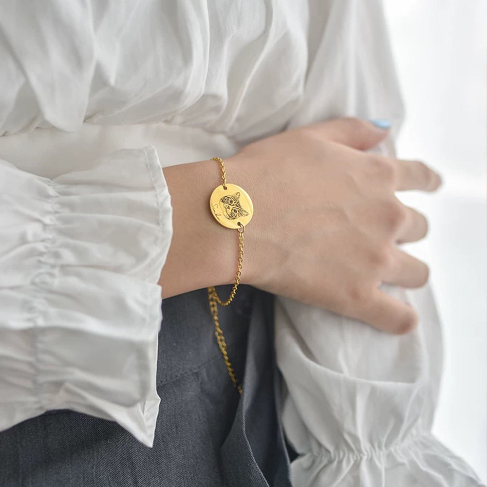 「萌えペットブレスレット」 猫や犬のペット用ブレスレット カスタマイズ 立派なギフト オリジナル個性 アイテム