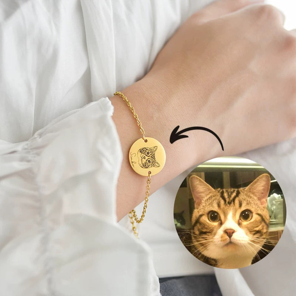 「萌えペットブレスレット」 猫や犬のペット用ブレスレット カスタマイズ 立派なギフト オリジナル個性 アイテム