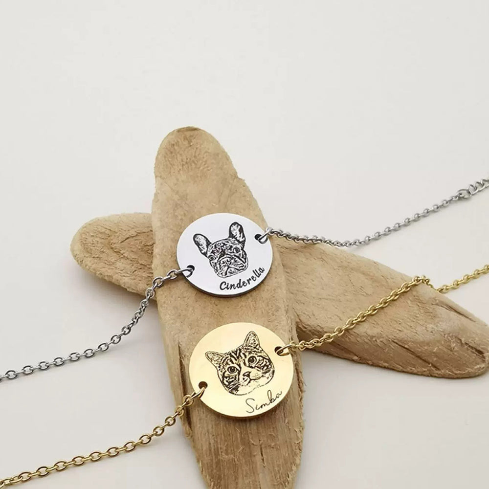 「萌えペットブレスレット」 猫や犬のペット用ブレスレット カスタマイズ 立派なギフト オリジナル個性 アイテム