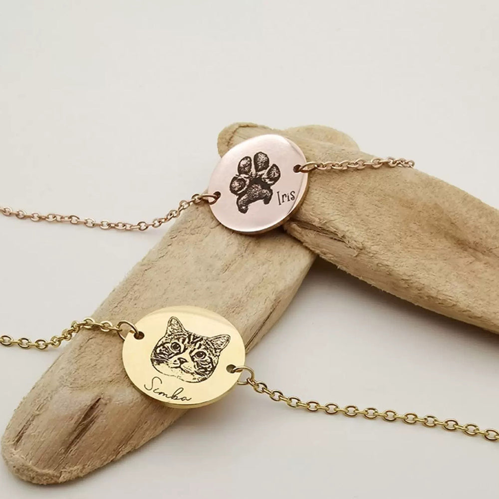 「萌えペットブレスレット」 猫や犬のペット用ブレスレット カスタマイズ 立派なギフト オリジナル個性 アイテム