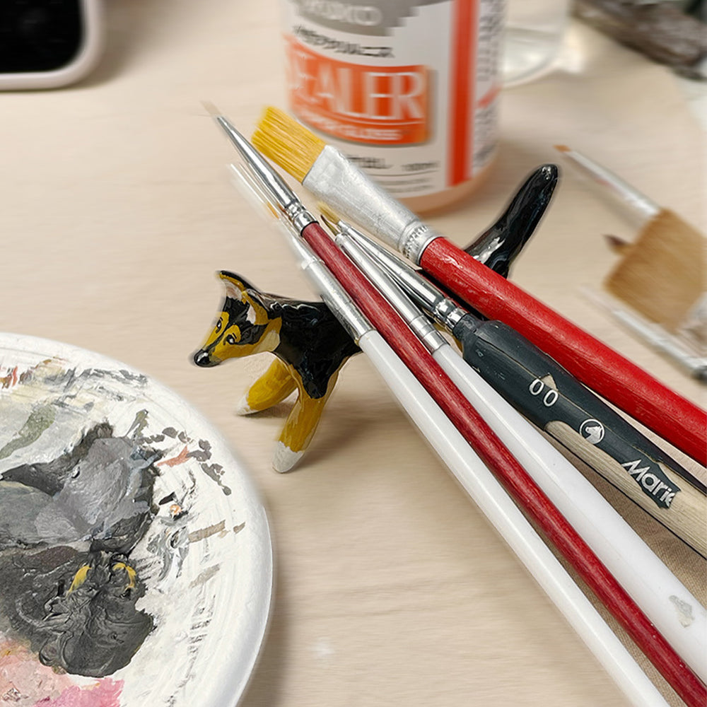 ｜デスクアクセサリー｜ペットの置物 手作り 猫や犬 可愛くて精巧なギフト 世界に一つだけのカスタム