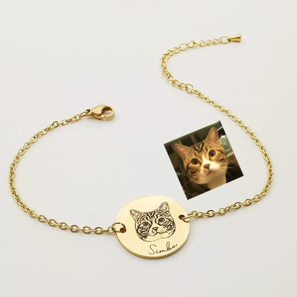 「萌えペットブレスレット」 猫や犬のペット用ブレスレット カスタマイズ 立派なギフト オリジナル個性 アイテム