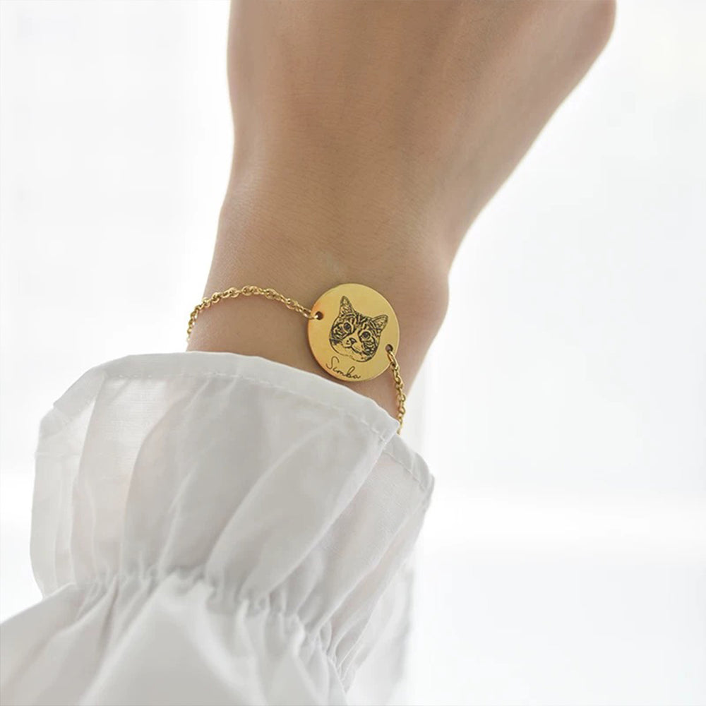 「萌えペットブレスレット」 猫や犬のペット用ブレスレット カスタマイズ 立派なギフト オリジナル個性 アイテム