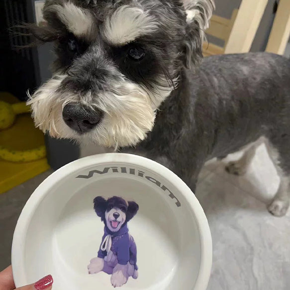カスタム ペットフードボウル オリジナル ✨ 猫用 犬用 食器 ペット 名前 用品