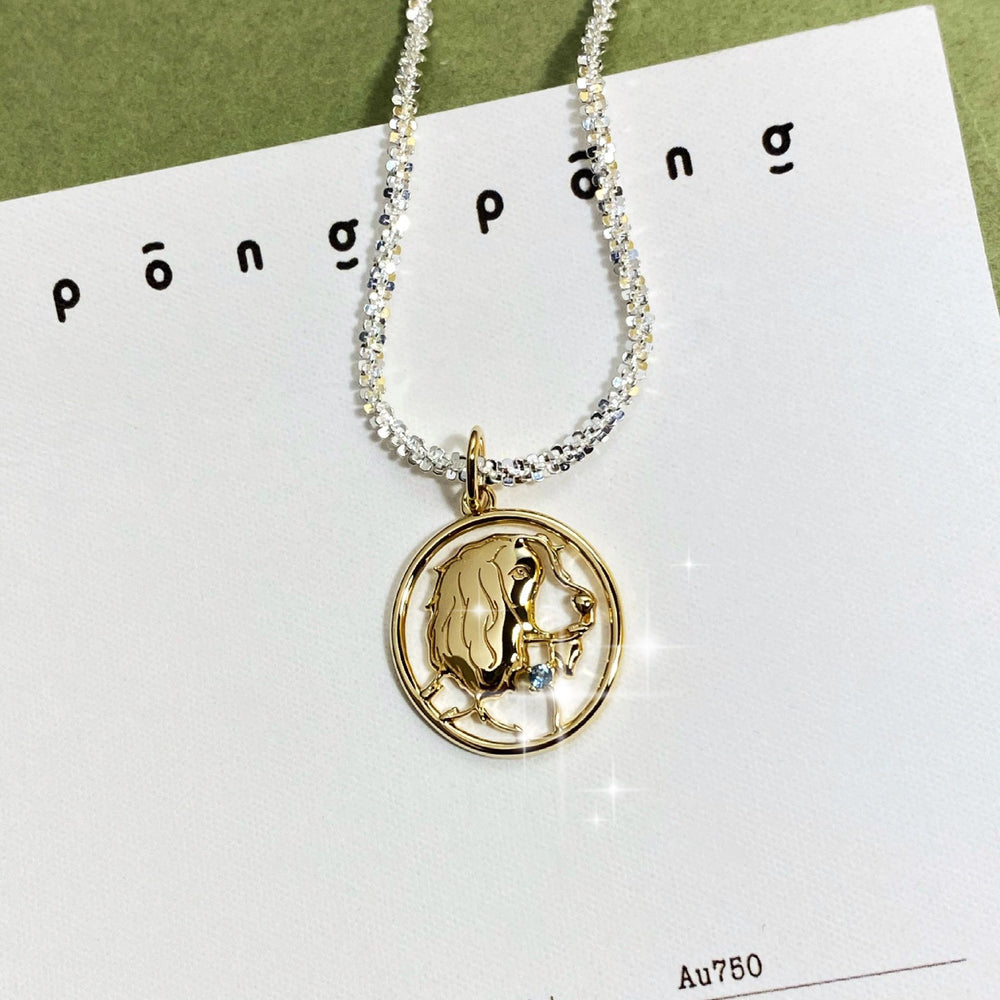 犬や猫などのペット写真で世界にひとつの素敵なネックレス#2♡誕生石♡世界に一つ！