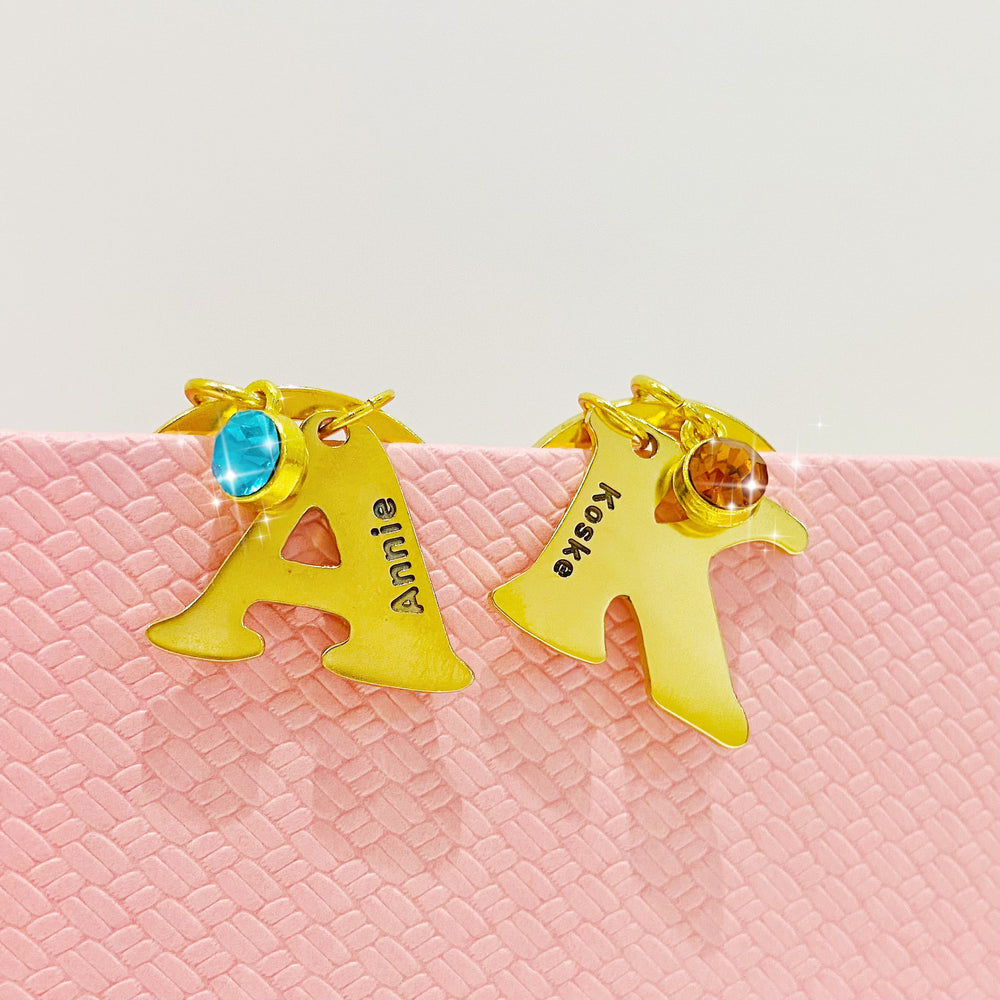 オリジナル迷子札◆アルファベットtag◆人気なギフト