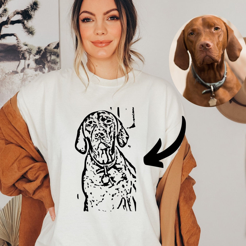 うちの子・ペットの写真でつくる定番Tシャツ XS〜3XL いつでも一緒♪