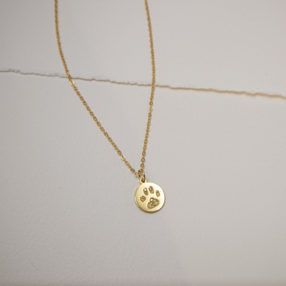 ペットの足跡ネックレス♡世界にひとつの素敵なネックレス