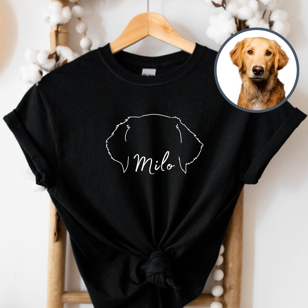 うちの子・ペットの写真でつくる定番耳Tシャツ XS〜3XL いつでも一緒♪