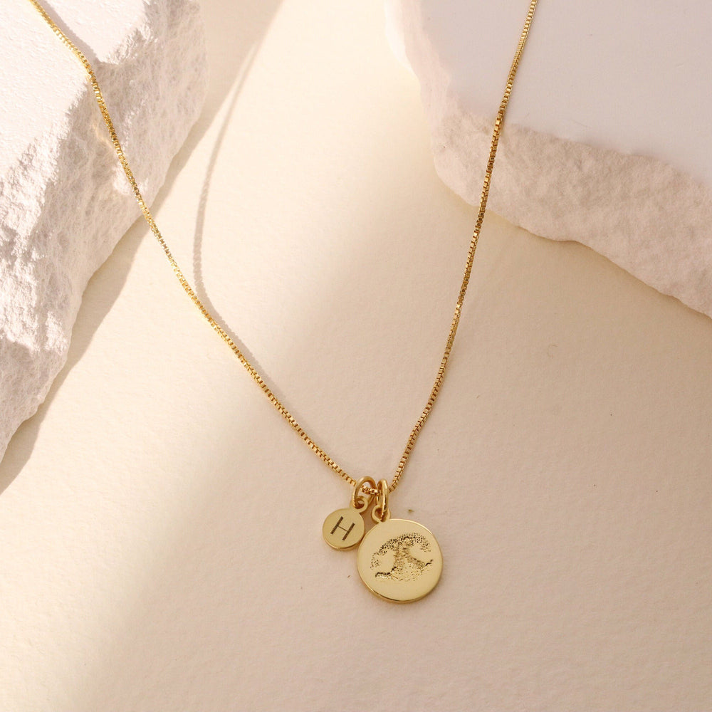 ペットの足跡ネックレス♡世界にひとつの素敵なネックレス