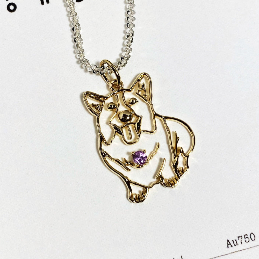 犬や猫などのペット写真で世界にひとつの素敵なネックレス♡誕生石♡世界に一つ！