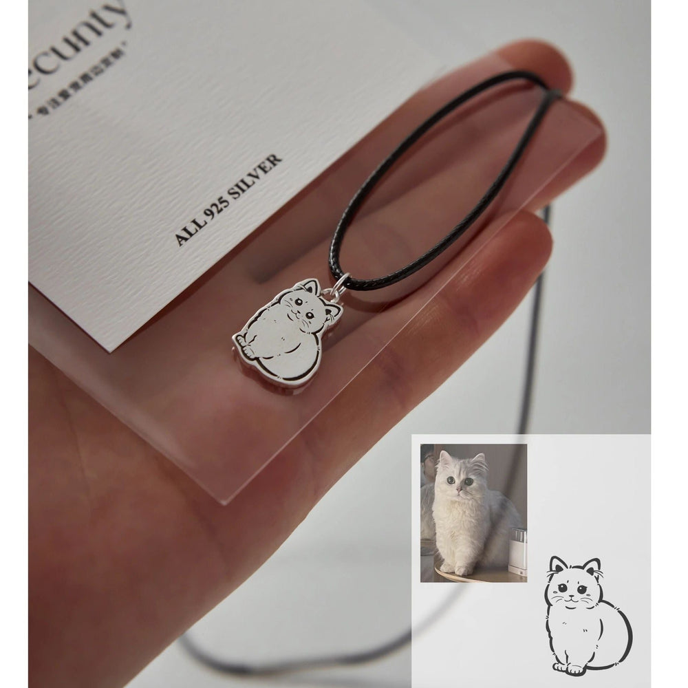 犬や猫などのペット写真で世界にひとつの素敵なネックレス♡世界に一つ！