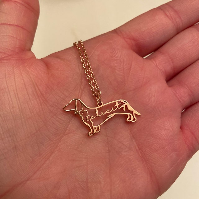 名前やイニシャルでつくるオーダーネックレス♡犬や猫ペットの形でお作りします！名入れ♡世界に一つ！バースメモリー♡ペット♡