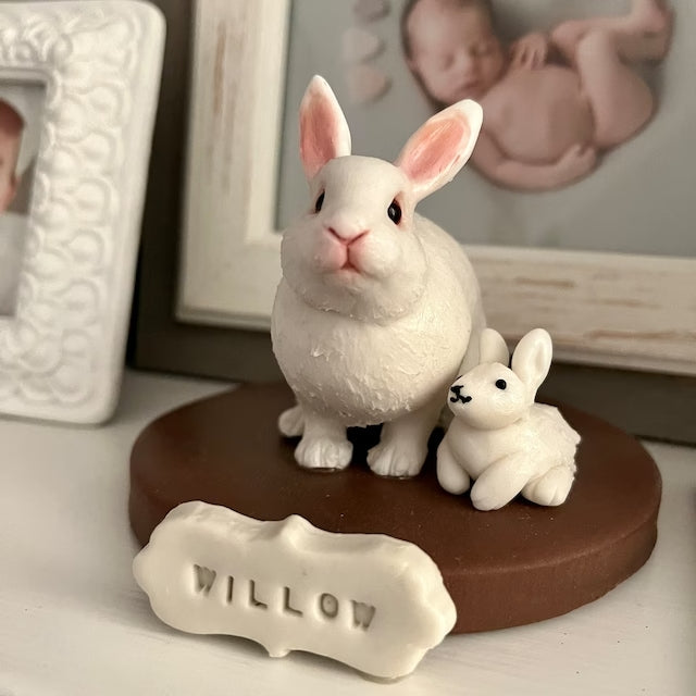 【オーダーメイド】うちの子　写真から可愛いフィギュアに　お名前入り