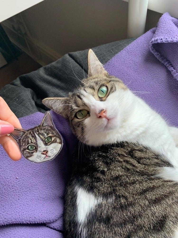 オリジナル似顔絵ペットキーチェーン - デザイン０２