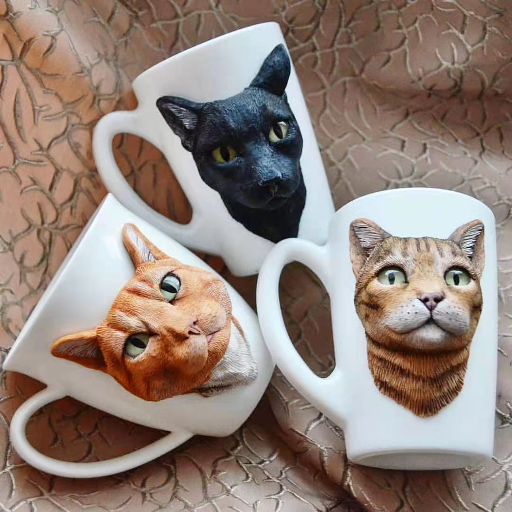 【オーダーメイド・コーヒーマグカップ】うちの子　写真から可愛いフィギュアに