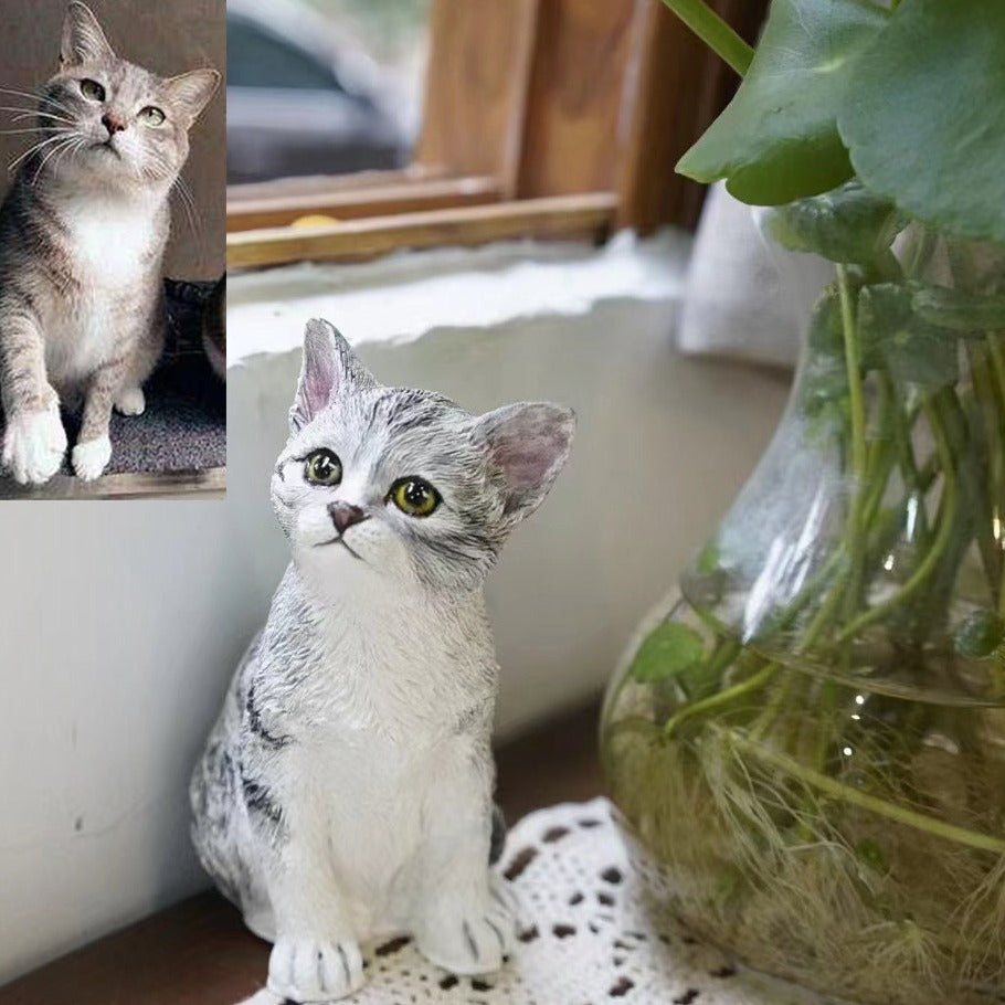 【オーダーメイド】うちの子　写真から可愛いフィギュアに　お名前入り